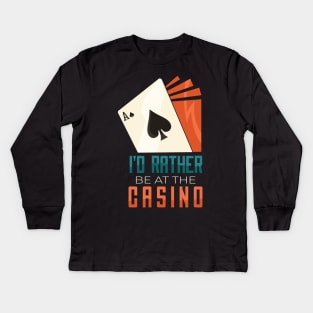 Casino | Poker | Gambling Kids Long Sleeve T-Shirt